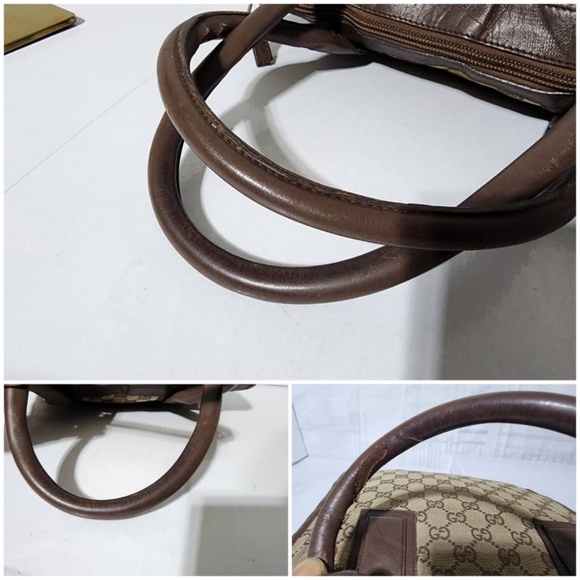 Authentic GUCCI GG Supreme Canvas Tote Bag Brown/Beige - Picture 5 of 14